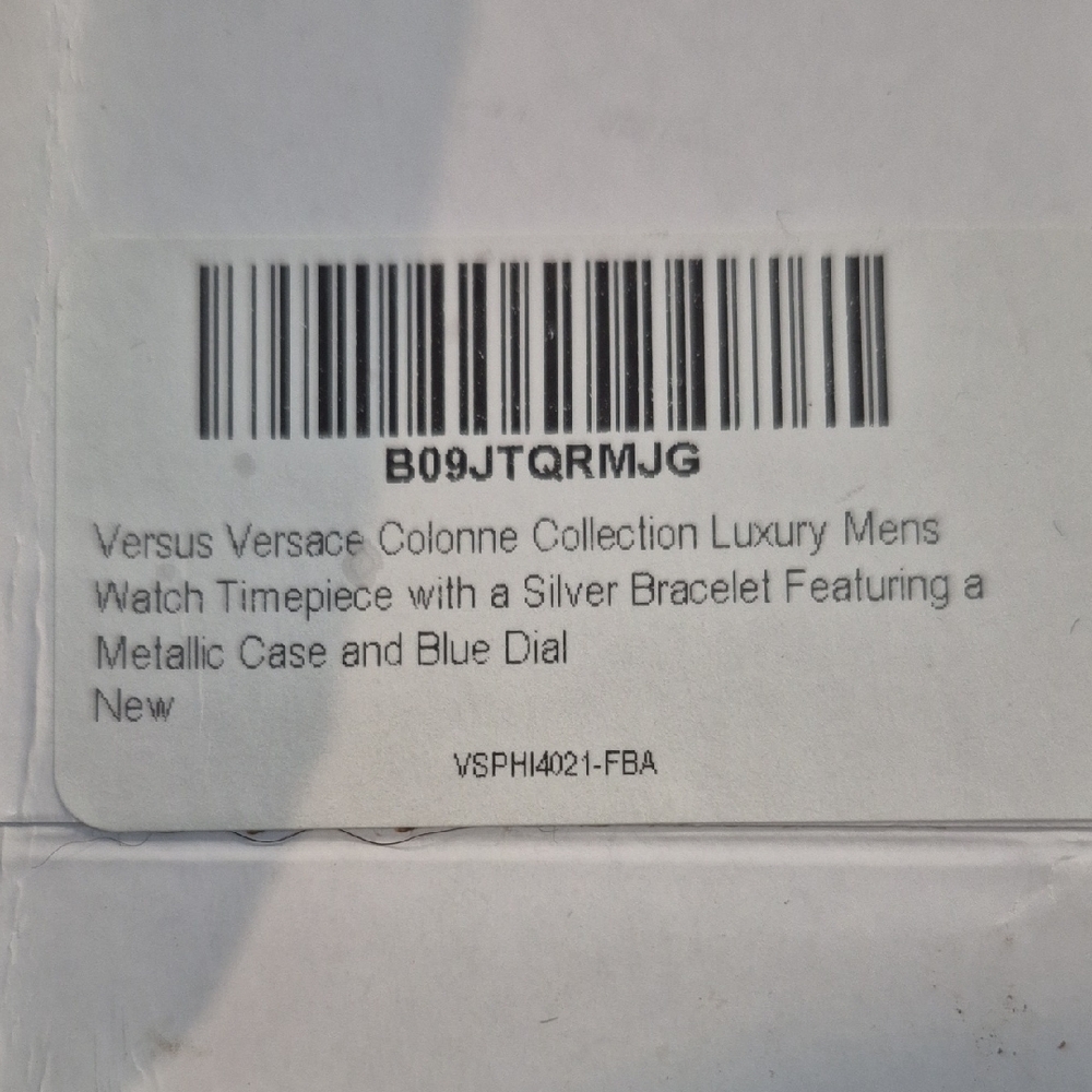 Versus Versace Silver and Blue Men's Watch - Picture 2 of 8